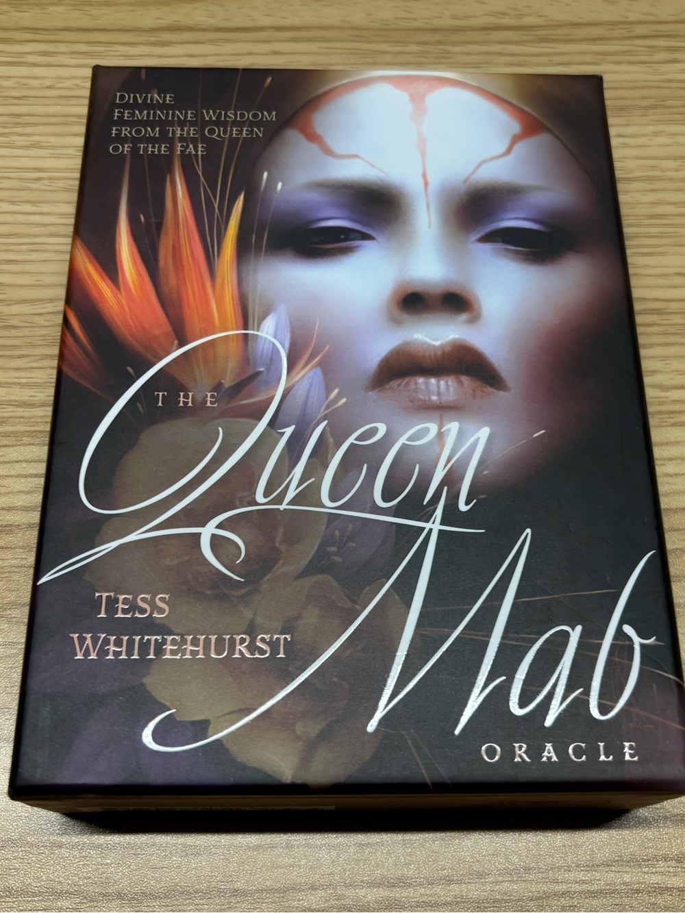 The Queen Mab Oracle Deck by Tess Whitehurst — Dark Purple & Brown Artwork